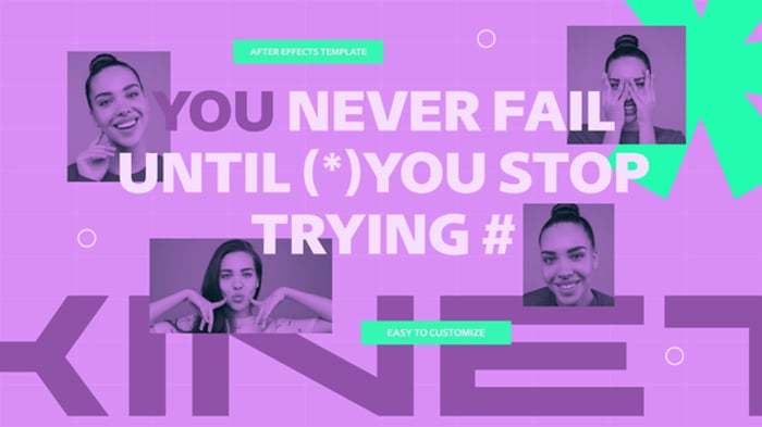 Typography Editable Video Templates Envato